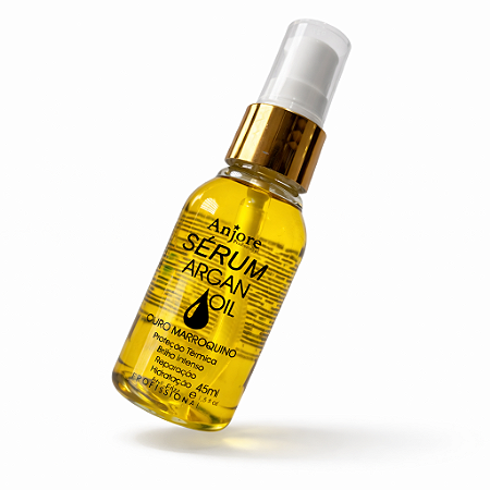 Óleo De Argan Serum Oil Reparação e Anti Frizz 45ml Anjore