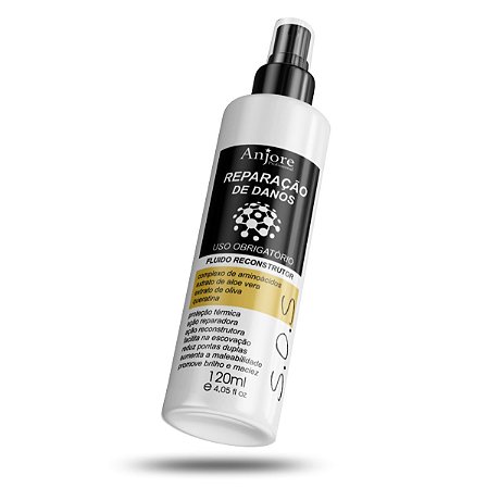 Fluido Reparação Reconstrutora Anjore 120ml com Aminoácidos, Queratina e Aloe Vera