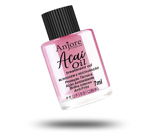 Óleo De Açaí Blindagem e Restauração 7ml Anjore Tratamento Selador Reparador de Pontas e Anti Frizz
