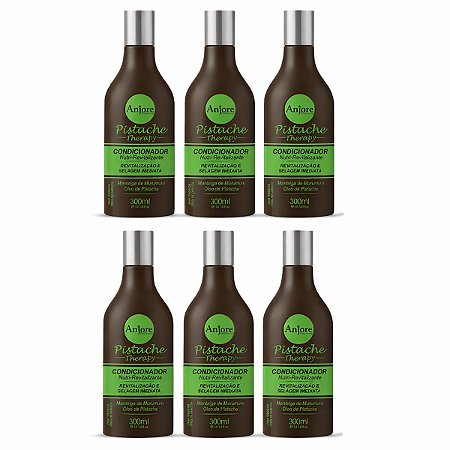 Kit Atacado 6 Condcionador Pistache Therapy Anjore Óleo de Pistache e Manteiga de Murumuru