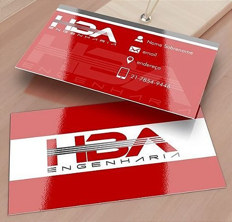 CARTÃO DE VISITAS - CRIAÇÃO LAYOUT