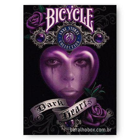 Baralho Bicycle Anne Stokes Dark Hearts - Baralho Box 