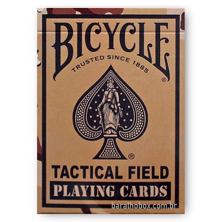 Baralho Bicycle Tactical Field Desert - Baralho Box - Sua 