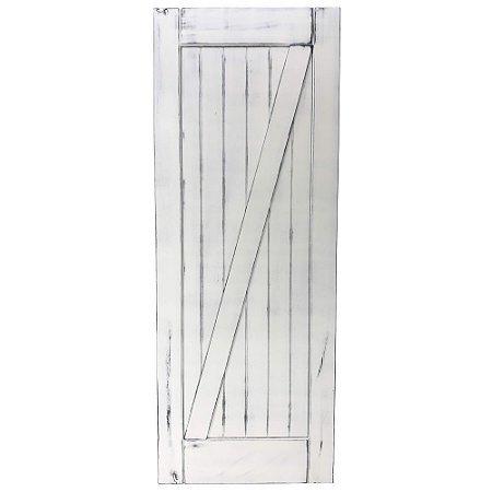 Porta de Correr Tipo Celeiro Z Vintage Goede Branco 100 x 220 cm