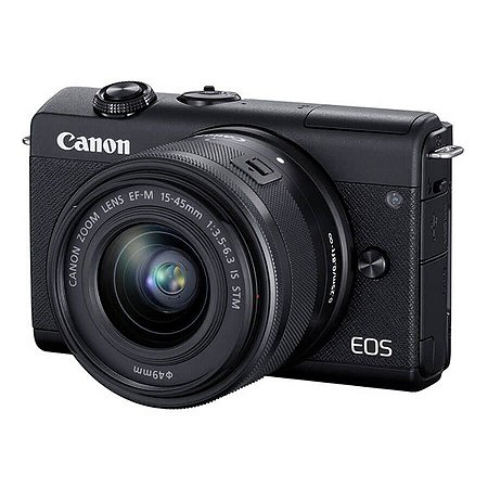Câmera Canon EOS M200 Mirrorless com Lente 15-45mm