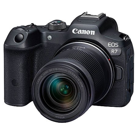 Câmera Canon EOS R7 com Lente RF-S 18-150mm IS STM