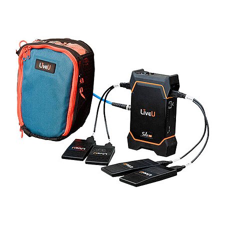 Kit LiveU Solo PRO Connect 4 Modems com Belt Pack (Versão Mundial)