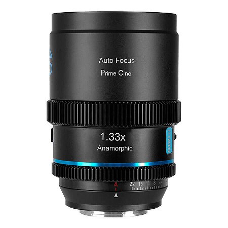 Lente Sirui 40mm T1.8 1.33x S35 AF Anamorphic Sony E Blue Flares