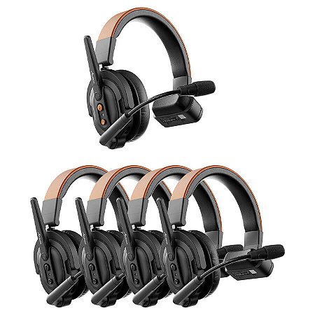 Sistema de Intercom Sem Fio Accsoon CoMo SE Full-Duplex 5-Person