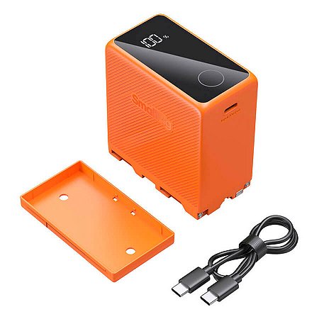 Bateria SmallRig 4469 NP-F970 USB-C 10500mAh (Laranja) L-Series