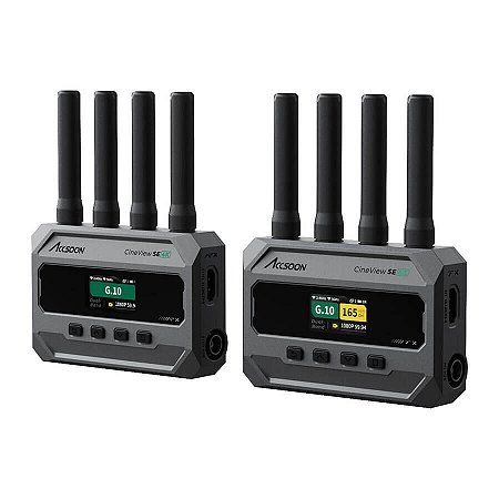 Sistema de Transmissão de Vídeo Sem Fio Accsoon CineView SE 4K SDI/HDMI