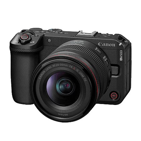 Câmera Canon EOS R6V com lente 20-50mm f/4 Mirrorless