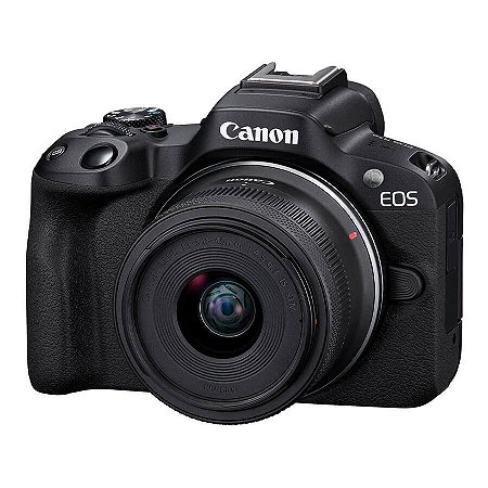 Câmera Canon EOS R50 com Lente 18-45mm Mirrorless