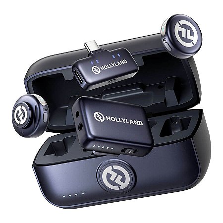 Microfone de Lapela Duplo Hollyland LARK M3 Combo
