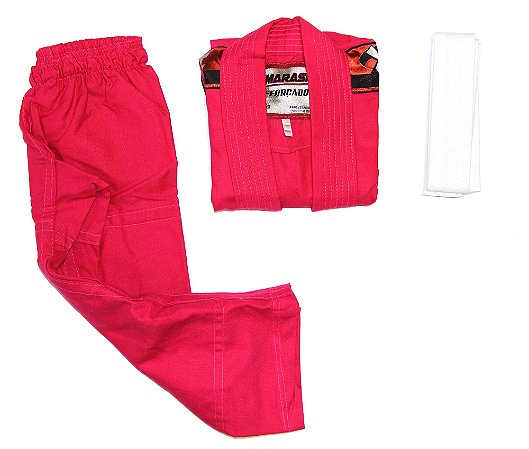 Kimono Judô Reforçado Rosa