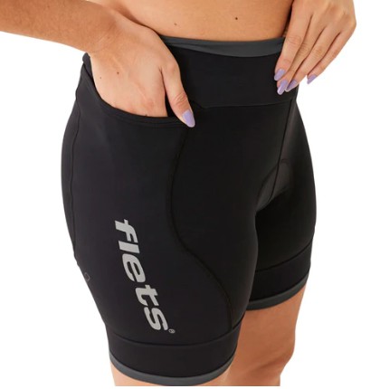 BERMUDA FLETS  CICLISMO BASIC  FEM / PRETA