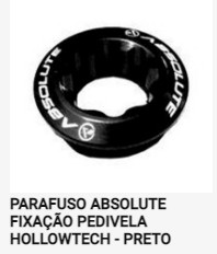 Parafuso De Fixação Para Pedivela Integrado Absolute