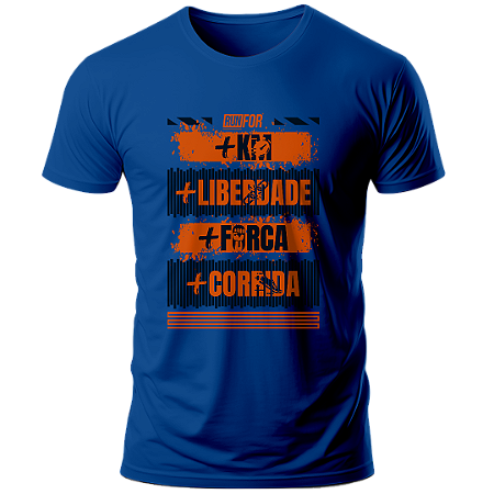 CAMISETA DRY FIT AZUL - LANÇAMENTO