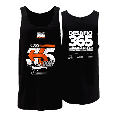 CAMISETA REGATA DESAFIO 365 DIAS 2025