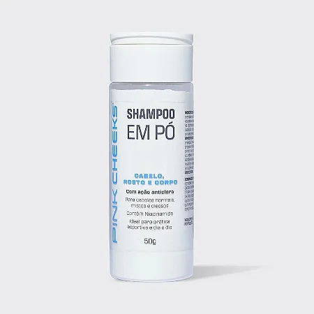 PINKCHEEKS - SHAMPOO EM PÓ MULTIFUNCIONAL 50G