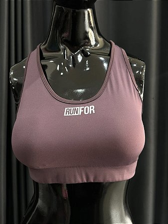 TOP - RUN FOR - ROXO UVA