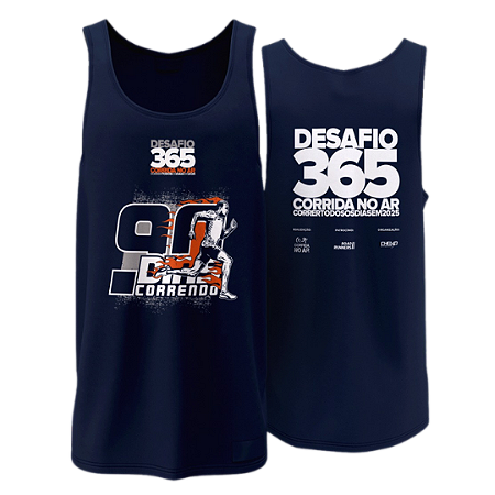 CAMISETA REGATA AZUL 90 DIAS - DESAFIO 365 CNA 2025