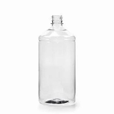 50 Frascos Plástico Cristal Pet 500ml - Tampa Rosca Lacre