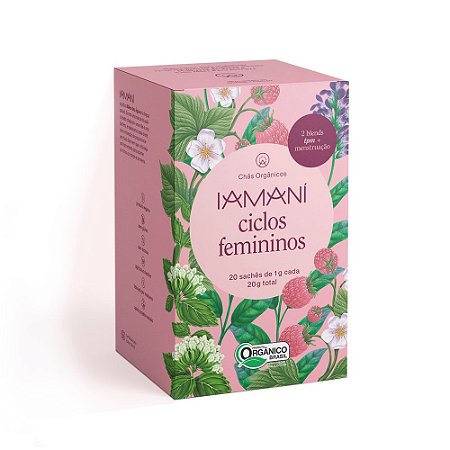 1 Chá Misto Ciclos Femininos (tpm + Menstruação) 20 Sachês