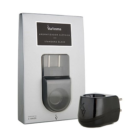 Difusor Aromatizador Elétr Via Aroma Porcelana Matte Black