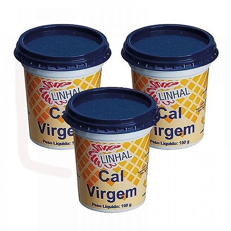 Kit 3 Cal Virgem Culinário Doce Caseiros Compota Linhal 150g