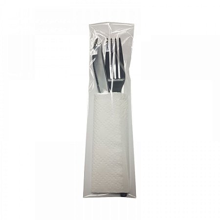 Kit Garfo e Faca Master + Guardanapo 50 unid