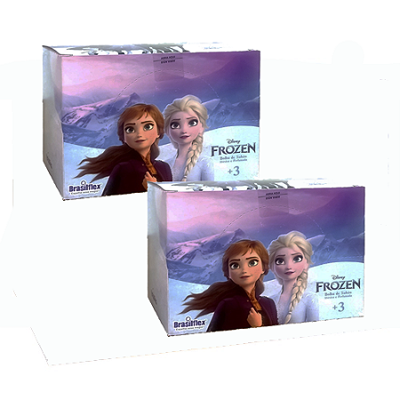 Bolha 60ml com Jogo Frozen (Disney) Cx 24 Unid