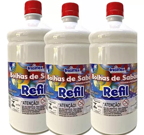 Refil Bubble 3 Lts Brasilflex