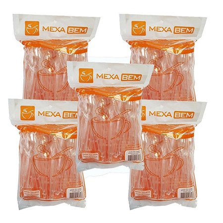 Kit 500 Un Colher Sobremesa Cristal 12cm