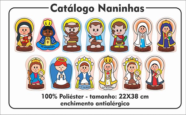Naninhas Religiosas - Almofadinhas de Santinhas