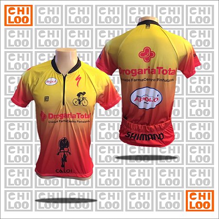 Camisa Ciclista Manga Curta 10 peças