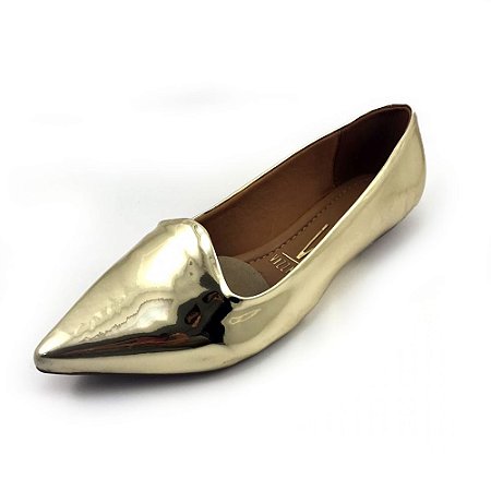 sapatilha vizzano dourada