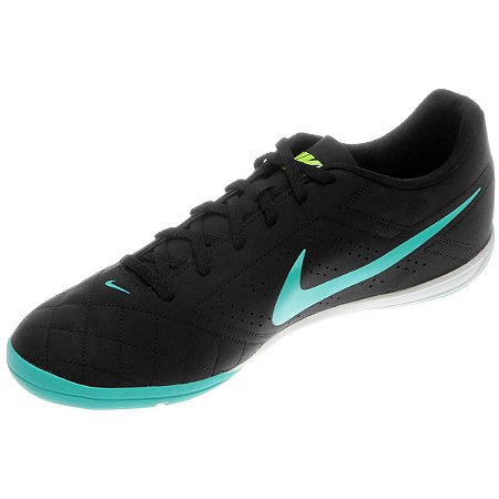 chuteira preta nike futsal