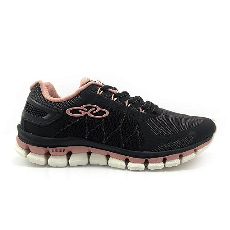 tenis olympikus preto com rosa