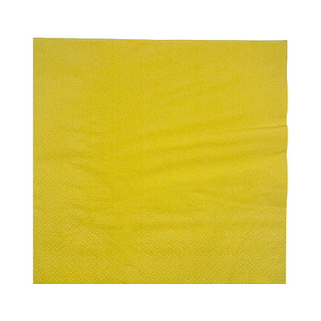 Guardanapo Amarelo 32Cm X 32Cm