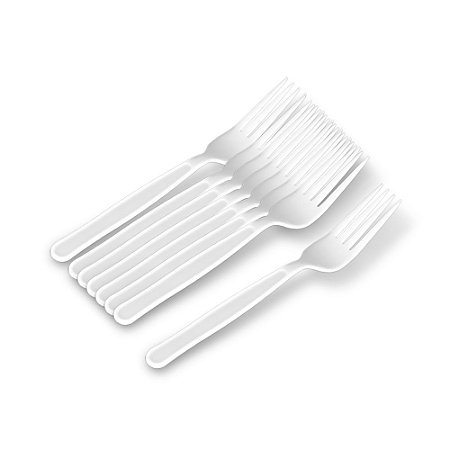 Garfo Master Branco 50Un