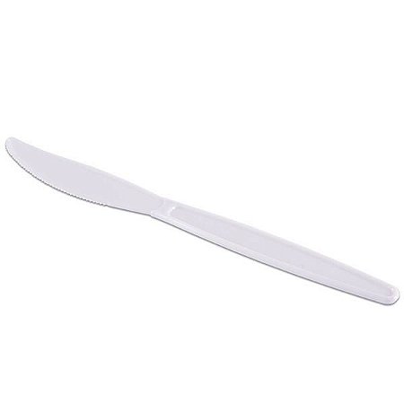 Faca Descartável Master Branco 50Un