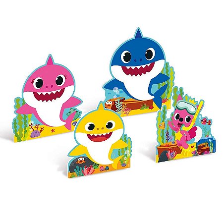 Silhueta Decorativa Baby Shark 4 Un