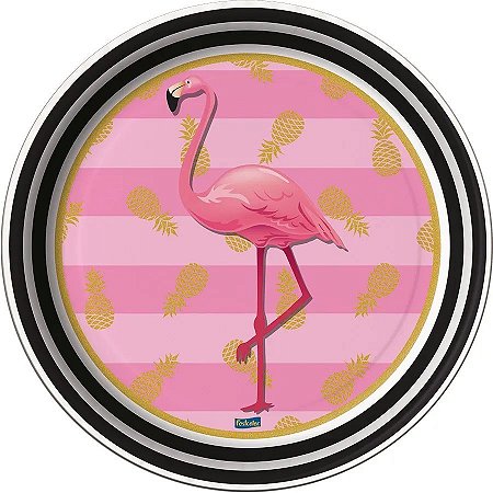 Prato Redondo Let’s Flamingo 8 un.