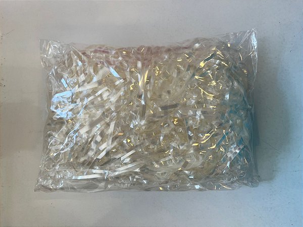 Palha Decorativa Incolor pacote com 100g