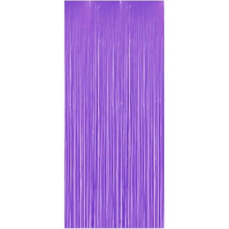 Cortina enfeite parede lilás Neon 2x1 metro 1 un
