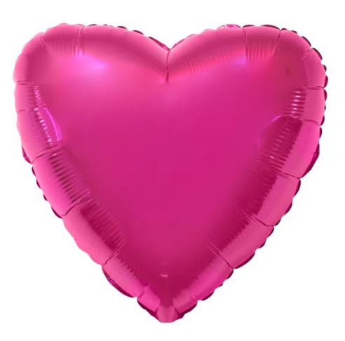 Balão Coração 20 Pink Rhodamine Flexmetal