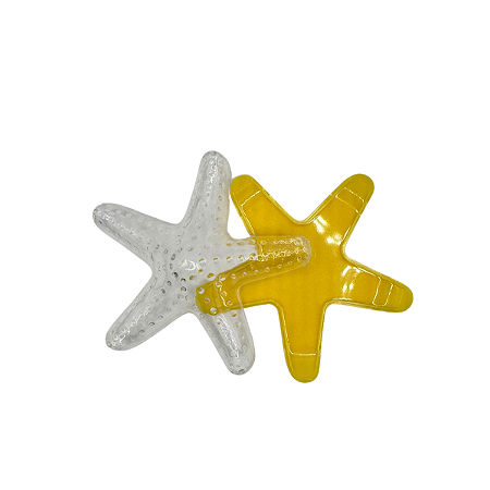 Enfeite Plastico Estrela Do Mar Amarelo 1Un