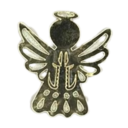 Aplique Batizado Santo Anjo Dourado 4un