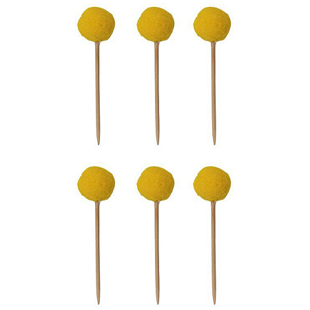 Topper Pompom (6 und) - Amarelo Quindim 8cm